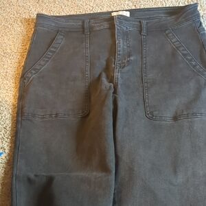Knox Rose Dark Gray Flare & Wide Leg Jeans